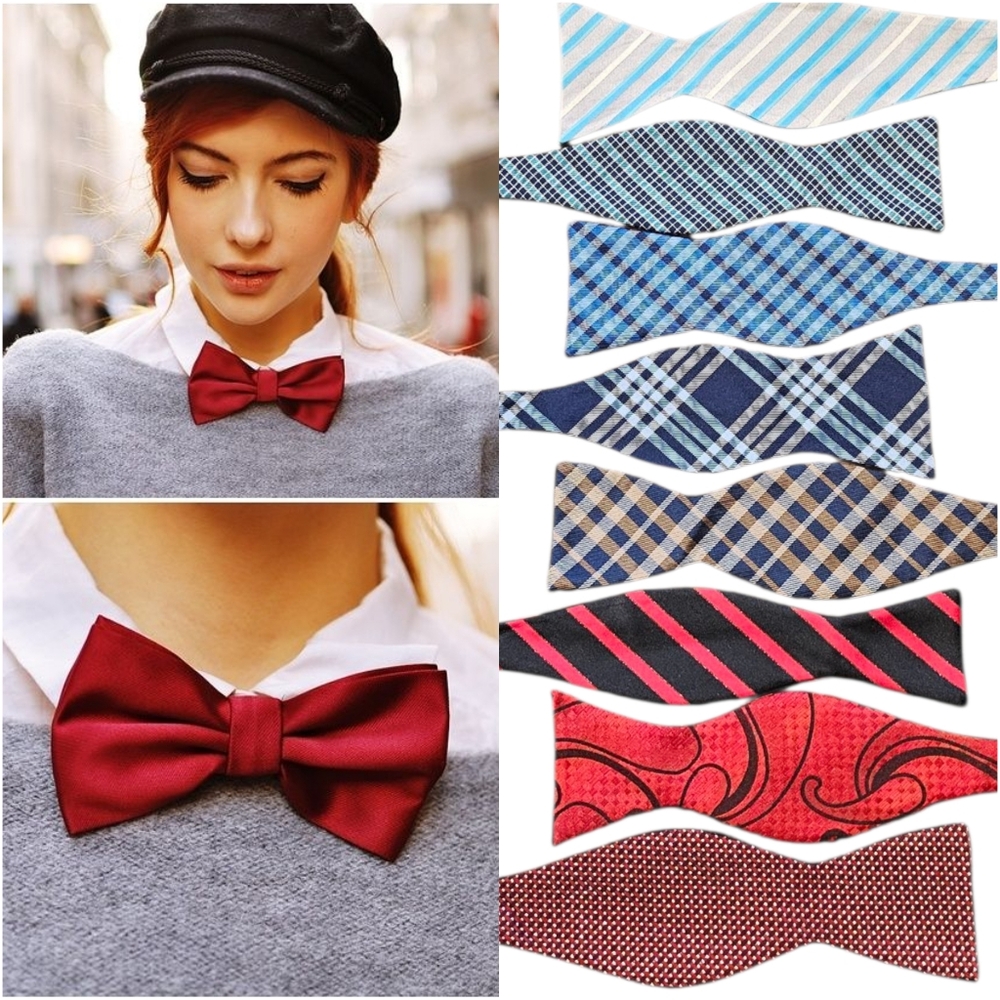 Bow Ties Bundle Of 8 Blue & Red